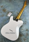  White Electric Guitar Mahogany Body Maple Fingerboard Chrome Hardware