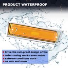 Pair Front Signal Side Marker Lights Amber Fit For 81-91 Gmc Chevy Pickup Truck