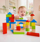 Maple Wood Kids Building Blocks Stacking Wooden Block Educational Toy Set