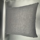 Mackenzie Childs Black And White Floral Embroidered 18 X 18 Accent Pillow