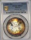 1985-mo Mexico 1 Onza Silver Libertad Pcgs Ms 67  Beautifully Toned 