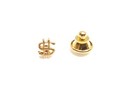 Dollar Sign Pin Money Tie Tack Gold Tone