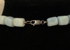 Vintage Israel Sterling Silver Blue Gemstone Bead Statement Necklace Heavy 9 6oz