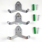 3 Sword Wall Hangers Display Mounting Brackets Sword Hanger New