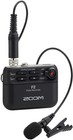 Zoom F2 Portable Digital Field Recorder W  Lav Mic  New 