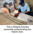        Pablo Escobar Home Tile Personal Item Celebrity Item True Crime Relic