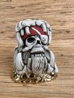 Plunders No More Tiki Mug Tiki Farm Tank Pirate Skull 5 25  Tall 26 Oz New