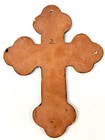Talavera Mexico Mexican Pottery Hand Painted Cross 11 3 4  X 8 3 4 