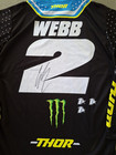 Cooper Webb Signed  2  Replica Thor Yamaha Jersey -jsa Coa  - Supercross Mx