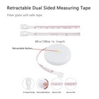 Retractable Measuring Tape  60 Inch 150 Cm - Small Sewing Tape Measure For Craft