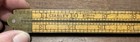 Vintage Stanley No  62 1 2 Rule  Boxwood Brass 24  Folding Ruler