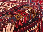 Vintage Heriz Rug 10x12 Big Antique Handmade Oriental Handwoven Geometric 9x12