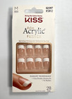 2 Kiss Salon Acrylic French Revolutionary French Nails Medium Length 62287 Ksa12