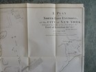 Orig 1859 13 x21  Facsimile Map Of New York City From 1757 Tribeca Collect Pond
