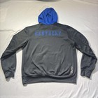 Kentucky Wildcats Hoodie Mens Large Gray Ncaa Basketball Nike Therma Fit