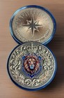 Copper Reserve Mint - Five  5  Ounce  999 Fine Bullion Uv Colorized Crowned Lion