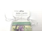 10 Count Flower Note Cards Green Blank Inside With Envelopes Voila Greenbrier