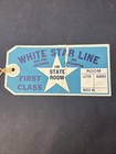Original 1924 White Star Line Olympic Luggage Tag Titanic Sister Ship