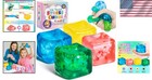 4 Pack Slow Rise Stress Cube Fidget Toys - Anxiety Relief For All Ages