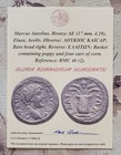 Roman Emperor Philosopher Marcus Aurelius Ancient Coin 925 Silver Ring With Coa 