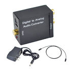 Digital Optical Coaxial Rca Toslink Signal To Analog Audio Converter Adapter Box