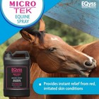 Eqyss Micro-tek Equine Spray 1 Gallon 128 Oz Horse Skin Coat Itch Relief