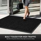 Commercial Floor Mat Non-slip Waterproof  35 x24  Front Door Mat For High Tra   