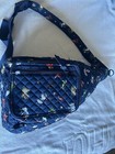 Vera Bradley Christmas Sling Snow Globes Motif Coin Purse Makeup Tote