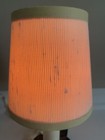 Vintage Ivory Clip On Small Lamp Shade 4   x4   