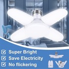 Led Garage Light Bulb Super Bright Ceiling Fixture Lights Workshop Lamp E27 Us