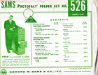 Sams Photofact Vintage Electronics Repair Schematic Folder Set You Pick 512-735