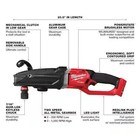 Milwaukee 2811-20 M18 Fuel Gen2 Super Hawg 7 16 In  Right Angle Drill Tool-only 