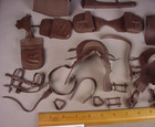 Vintage 1960 s Marx Johnny West Horse Tack Lot For 12  Action Figures    Horses