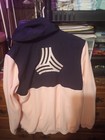 Fleece Pink And Black Adidas Pullover Jacket