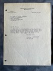 Vintage Hugo L  Black Supreme Court Justice Signed Letter   Honor Program 1945