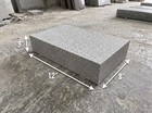 Gray Granite Flat Cemetery Marker 12x8x3 Grave Headstone Free Shipping