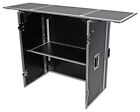 Prox Xs-djstn Portable Foldout Mobile Dj Combo Table Desk Facade W  Wheels