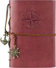 Leather Journal Refillable   Spiral Notebook Classic Binder Vintage Embossed    