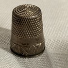 Vintage Sterling Silver Thimble Ornate 1930  Collectible Sewing Vintage Original