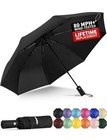 Windproof Automatic Travel Umbrella  Compact Folding Uv Sun   Rain   One
