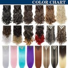 100  Natural Clip In Full Head Hair Extensions 8 pieces Real Thick As Human Hair