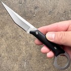 7 5  Silver Tactical Combat Survival Fixed Blade Karambit Knife W  Sheath