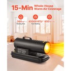 Uimoso 45 000 Btu Portable Kerosene Diesel Heater With Handle For Garage Use