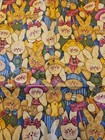 Lot Of 8 Half Yards Of Colorful Cotton Fabrics Fun Designs Each Different 
