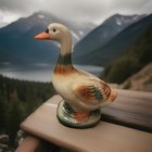 Vtg Ceramic Goose 8 Inch