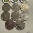 Lot Of 11 Las Vegas Gaming Tokens Various  Casinos- Flamingo Stardust Circus Etc
