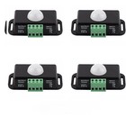 4 Pack Dc 12v 24v Pir Motion Sensor Controller Led Light Switch Body Infrared