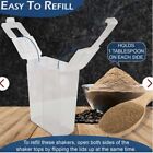 Set Of 2 Travel Size Salt And Pepper Shakers With Dual Sided Lid
