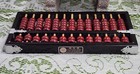 Vintage Chinese Wood Abacus 13 Rows 91 Beads Lotus Flower Brand 
