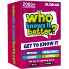 Family Card Games Set For Kids 8-12     4 Fun Trivia Games For Game Night     2000 